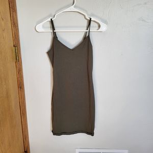 WildFable Army Green Tank Dress